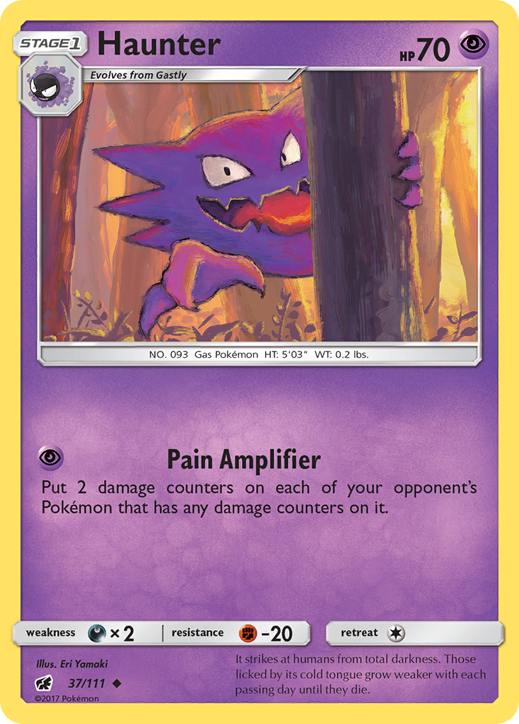 Haunter (37/111) [Sun & Moon: Crimson Invasion] | Game Haven TX