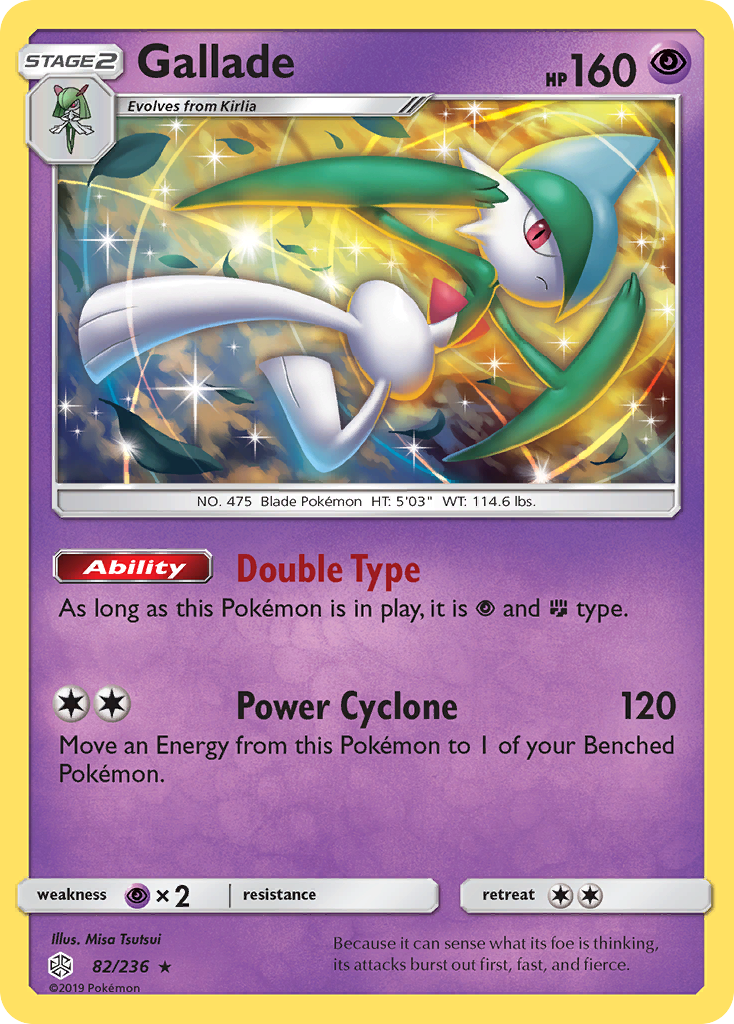 Gallade (82/236) [Sun & Moon: Cosmic Eclipse] | Game Haven TX