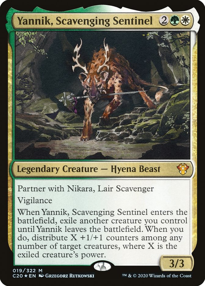 Yannik, Scavenging Sentinel [Commander 2020] | Game Haven TX
