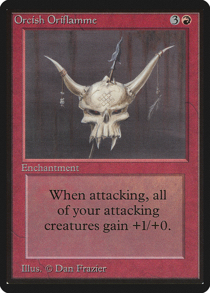 Orcish Oriflamme [Limited Edition Beta] | Game Haven TX