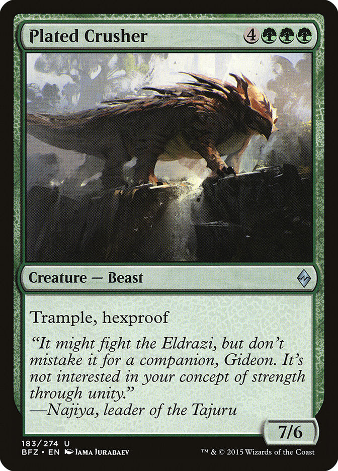Plated Crusher [Battle for Zendikar] | Game Haven TX