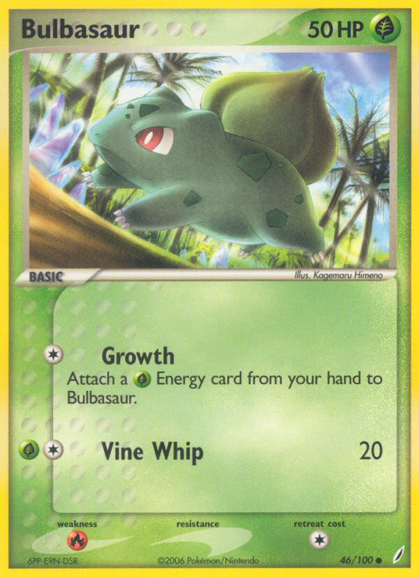 Bulbasaur (46/100) [EX: Crystal Guardians] | Game Haven TX