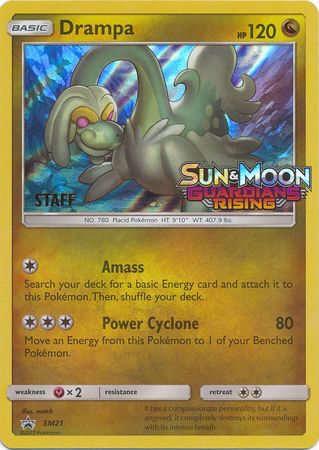 Drampa (SM21) (Staff Prerelease Promo) [Sun & Moon: Black Star Promos] | Game Haven TX