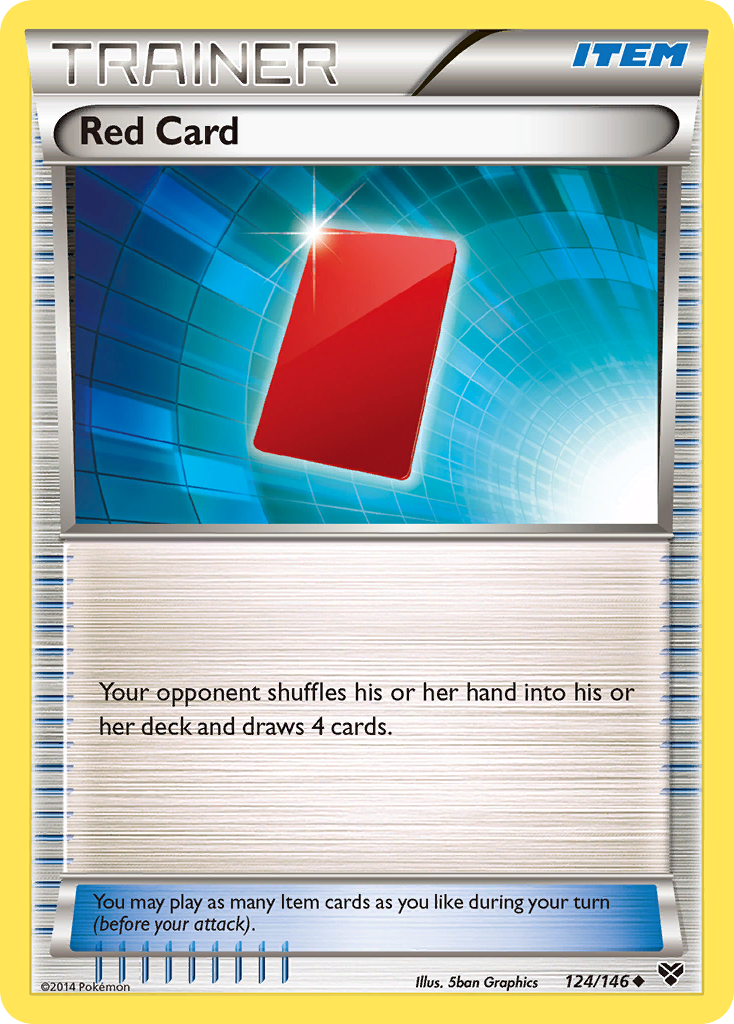 Red Card (124/146) [XY: Base Set] | Game Haven TX