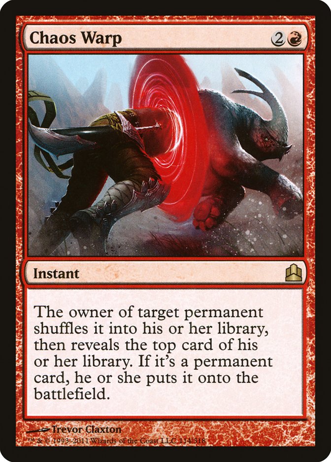 Chaos Warp [Commander 2011] | Game Haven TX