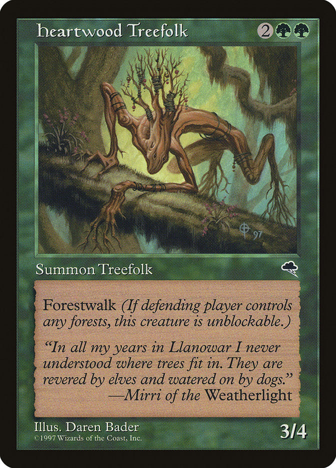 Heartwood Treefolk [Tempest] | Game Haven TX