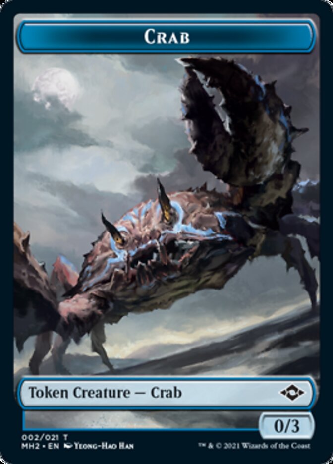 Crab Token // Food Token (18) [Modern Horizons 2 Tokens] | Game Haven TX