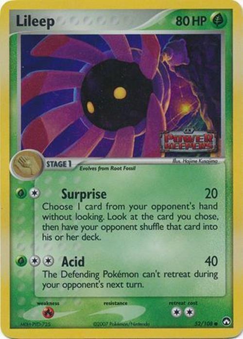 Lileep (52/108) (Stamped) [EX: Power Keepers] | Game Haven TX