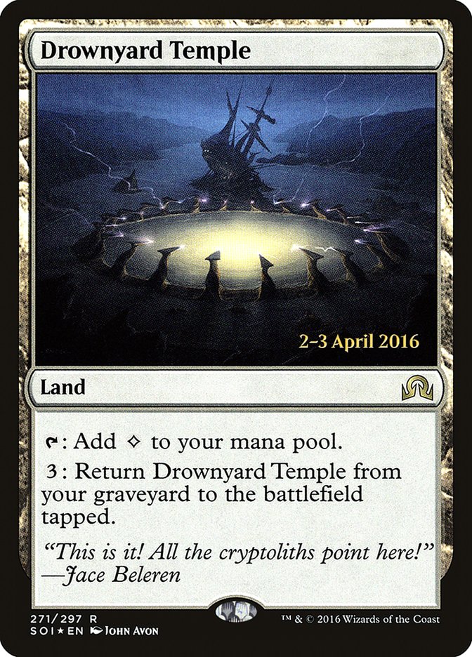 Drownyard Temple [Shadows over Innistrad Promos] | Game Haven TX