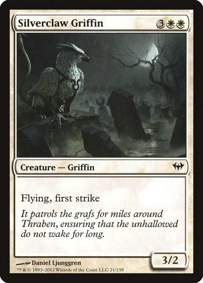 Silverclaw Griffin [Dark Ascension] | Game Haven TX