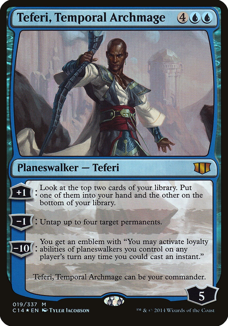 Teferi, Temporal Archmage (Commander 2014) [Commander 2014 Oversized] | Game Haven TX