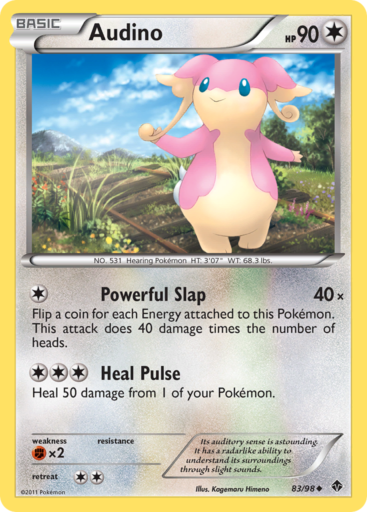 Audino (83/98) [Black & White: Emerging Powers] | Game Haven TX