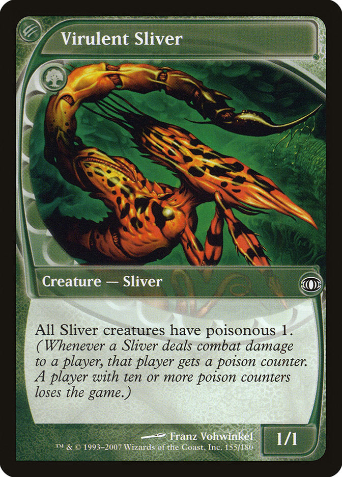 Virulent Sliver [Future Sight] | Game Haven TX