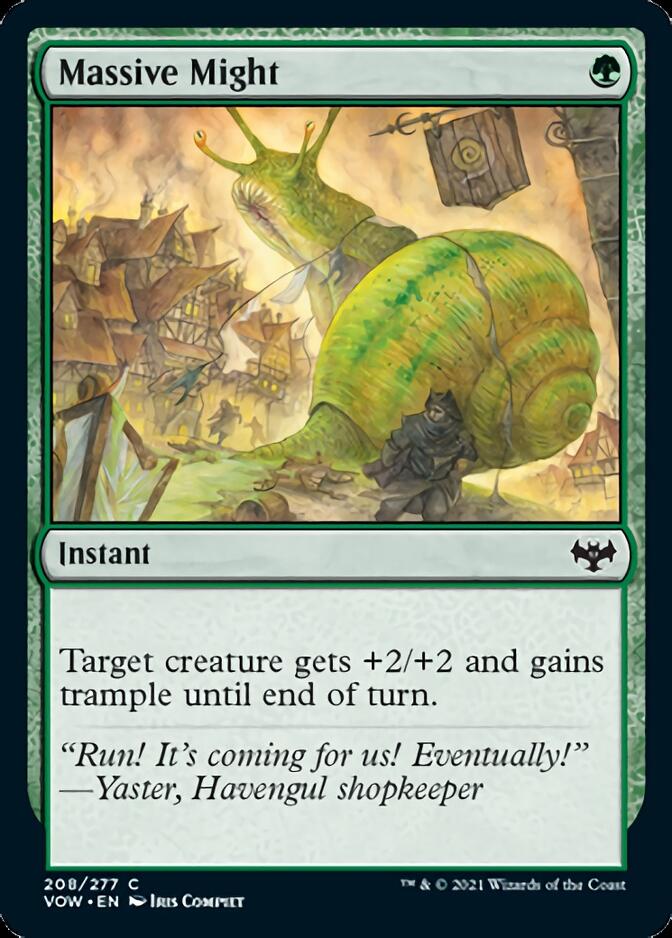 Massive Might [Innistrad: Crimson Vow] | Game Haven TX