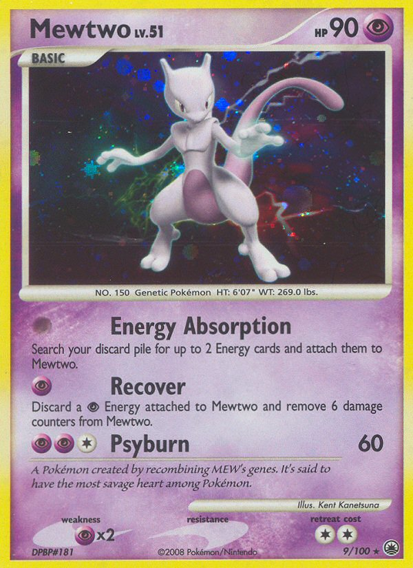 Mewtwo (9/100) [Diamond & Pearl: Majestic Dawn] | Game Haven TX