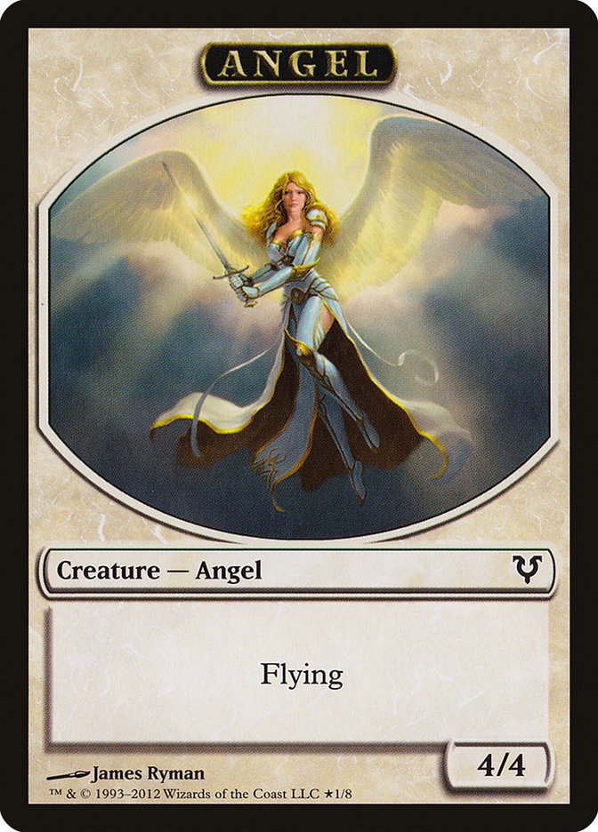 Angel // Demon Double-sided Token [Open the Helvault] | Game Haven TX