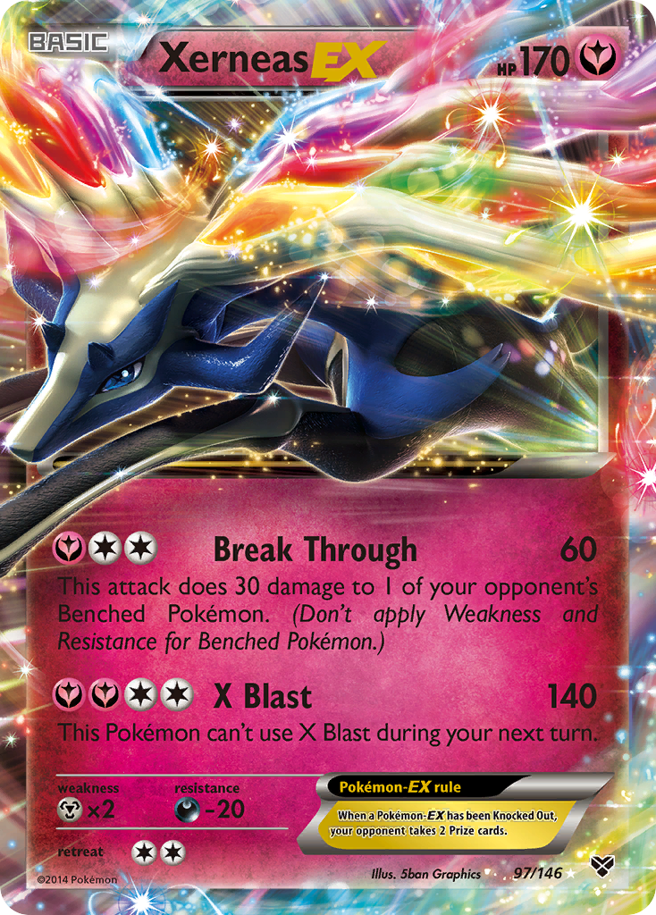 Xerneas EX (97/146) [XY: Base Set] | Game Haven TX