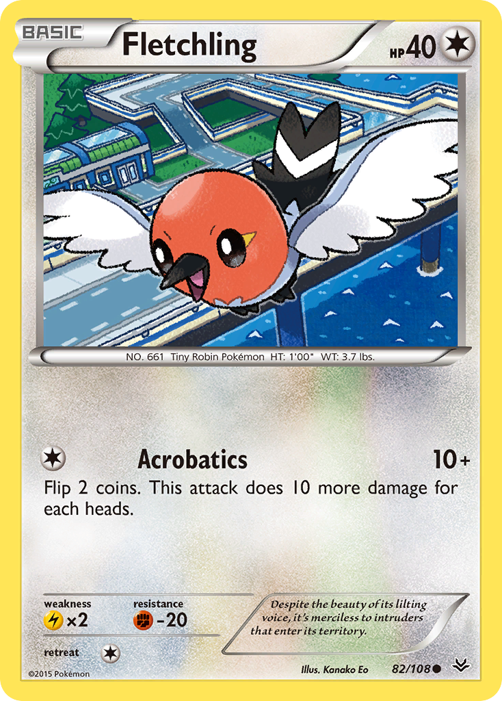 Fletchling (82/108) [XY: Roaring Skies] | Game Haven TX