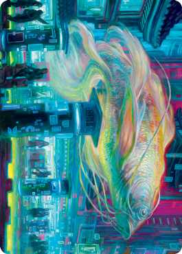Skyswimmer Koi Art Card [Kamigawa: Neon Dynasty Art Series] | Game Haven TX