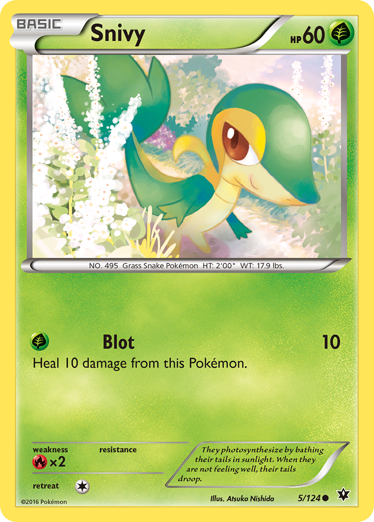 Snivy (5/124) [XY: Fates Collide] | Game Haven TX