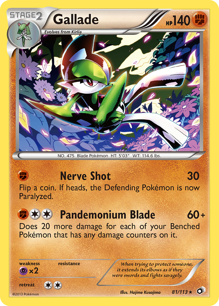 Gallade (81/113) [Black & White: Legendary Treasures] | Game Haven TX