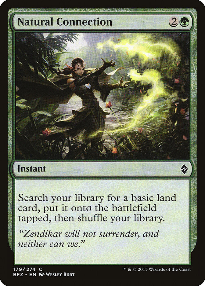 Natural Connection [Battle for Zendikar] | Game Haven TX