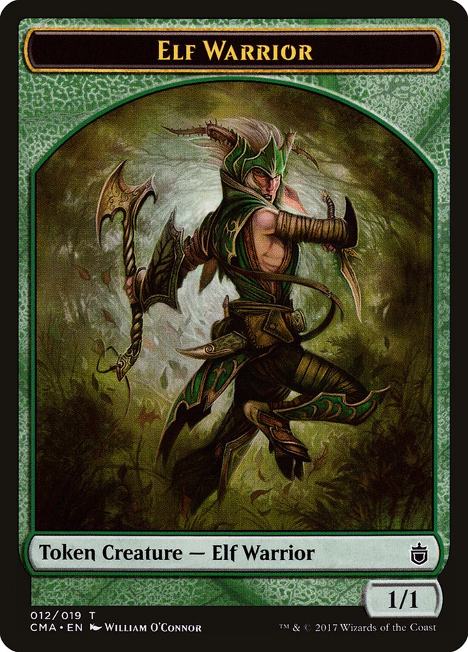 Elf Warrior [Commander Anthology Tokens] | Game Haven TX