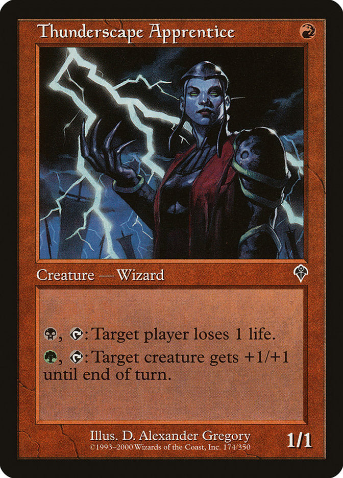 Thunderscape Apprentice [Invasion] | Game Haven TX