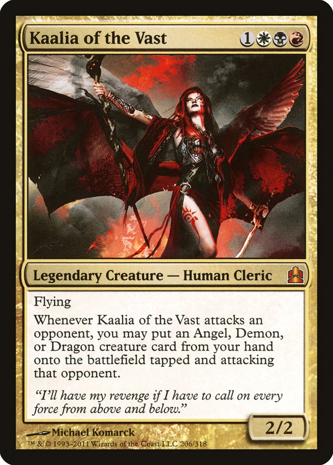 Kaalia of the Vast [Commander 2011] | Game Haven TX