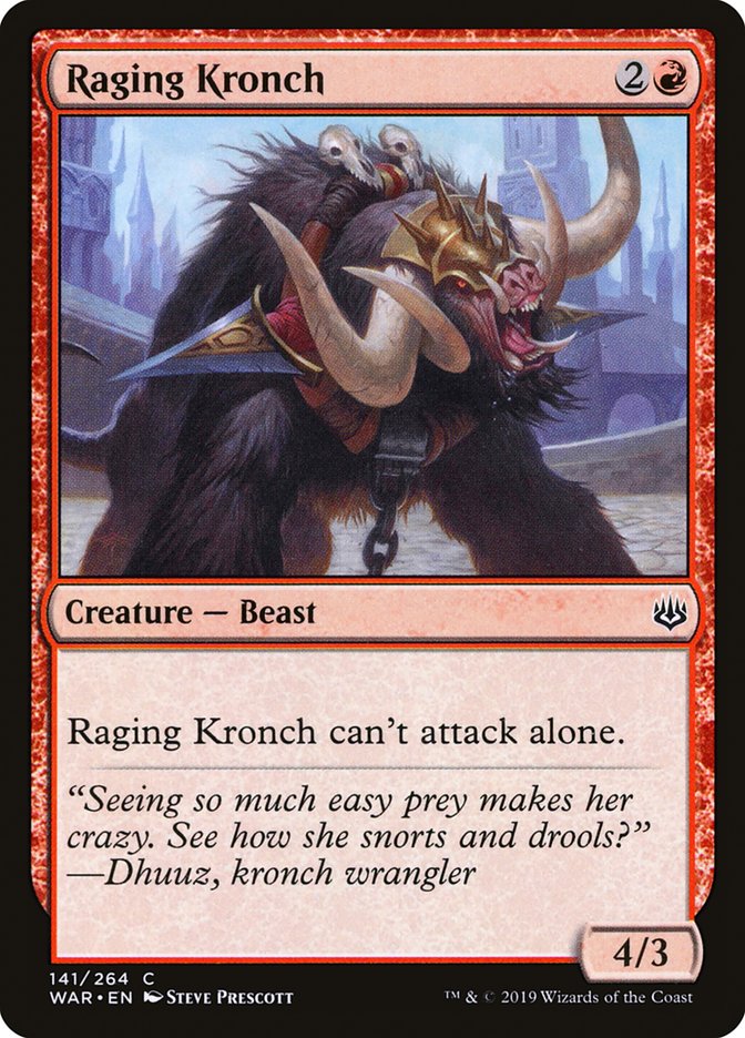 Raging Kronch [War of the Spark] | Game Haven TX