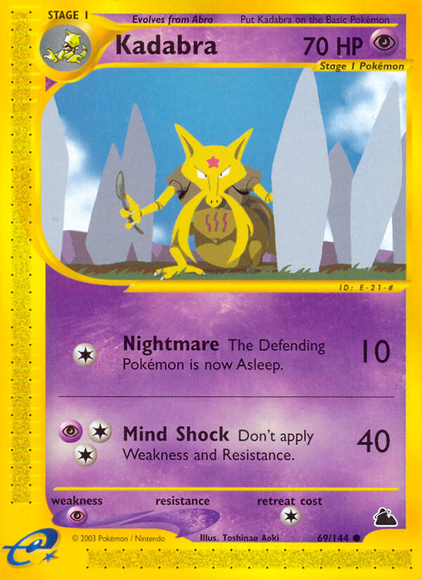 Kadabra (69/144) [Skyridge] | Game Haven TX