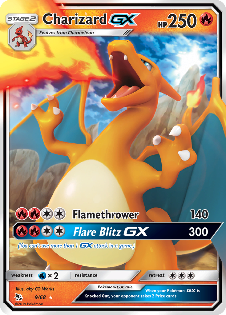 Charizard GX (9/68) [Sun & Moon: Hidden Fates] | Game Haven TX