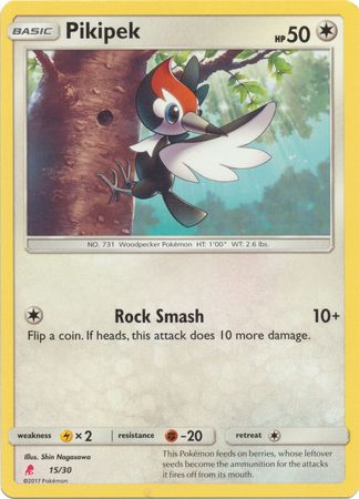 Pikipek (15/30) [Sun & Moon: Trainer Kit - Lycanroc] | Game Haven TX