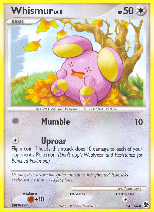 Whismur (94/106) [Diamond & Pearl: Great Encounters] | Game Haven TX