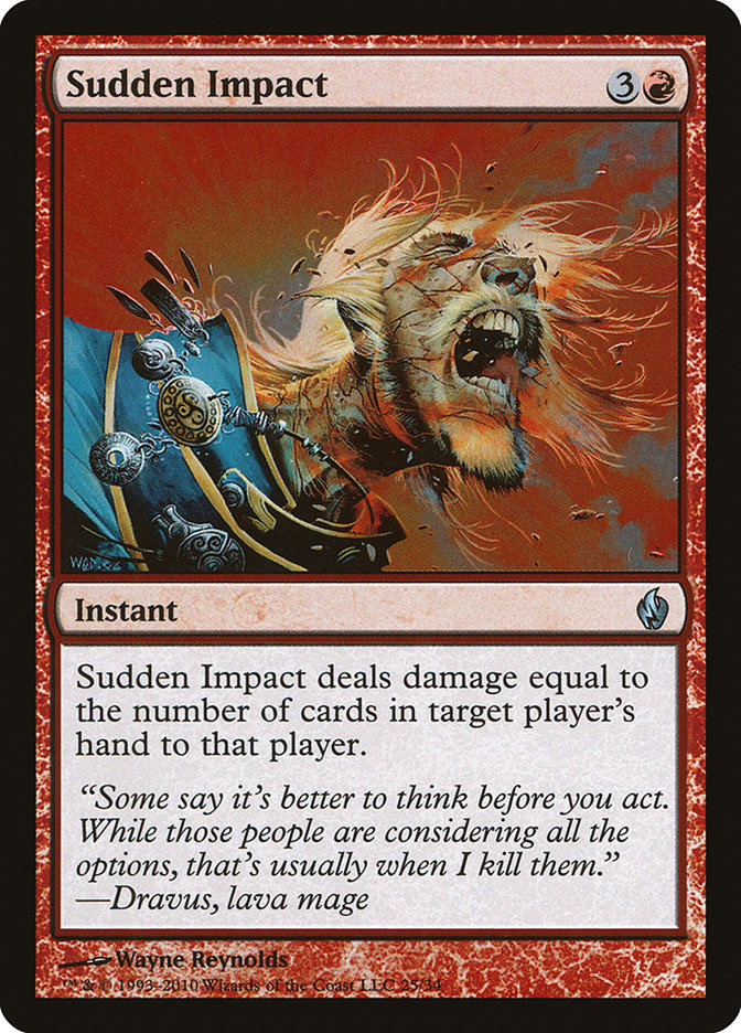 Sudden Impact [Premium Deck Series: Fire and Lightning] | Game Haven TX