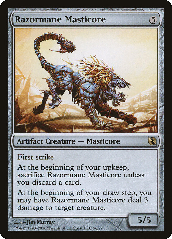 Razormane Masticore [Duel Decks: Elspeth vs. Tezzeret] | Game Haven TX