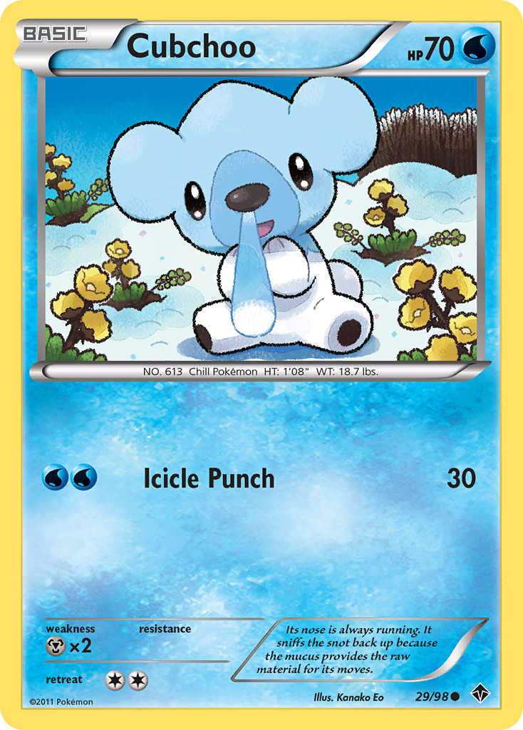 Cubchoo (29/98) [Black & White: Emerging Powers] | Game Haven TX