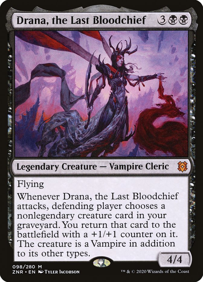 Drana, the Last Bloodchief [Zendikar Rising] | Game Haven TX