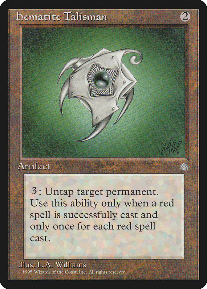 Hematite Talisman [Ice Age] | Game Haven TX
