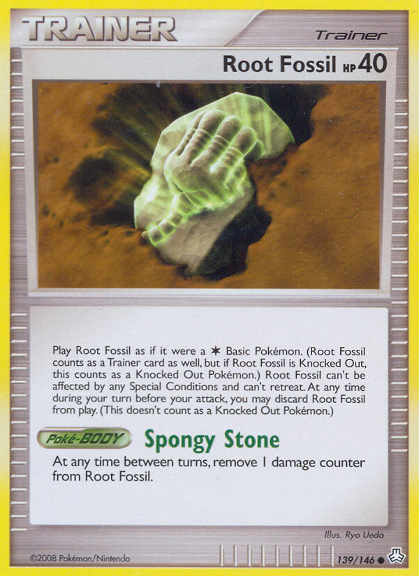 Root Fossil (139/146) [Diamond & Pearl: Legends Awakened] | Game Haven TX