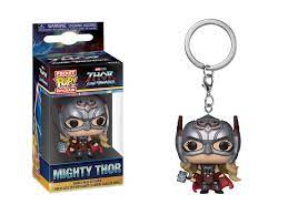 THOR LOVE AND THUNDER - MIGHTY THOR POCKET POP KEYCHAIN FUNKO POP! VINYL FIGURE | Game Haven TX