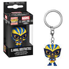 FUNKO POP! KEYCHAIN: Marvel Luchadores- Wolverine [New Toy] Vinyl Figure NEW | Game Haven TX