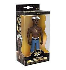 Tupac Shakur 2Pac Rap Hip Hop Vinyl Gold Figure Funko New Gold Tupac Shakur | Game Haven TX