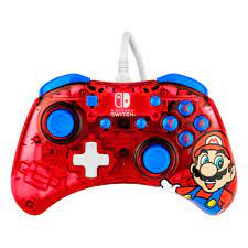 PDP Rock Candy Nintendo Switch Mario Wired Controller - Red | Game Haven TX