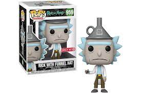 New Funko Pop Rick & Morty Rick Funnel Hat Vinyl Figure 959 Target Exclusive | Game Haven TX