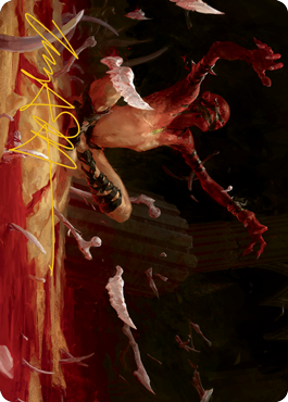 Bone Shards Art Card (Gold-Stamped Signature) [Modern Horizons 2 Art Series] | Game Haven TX