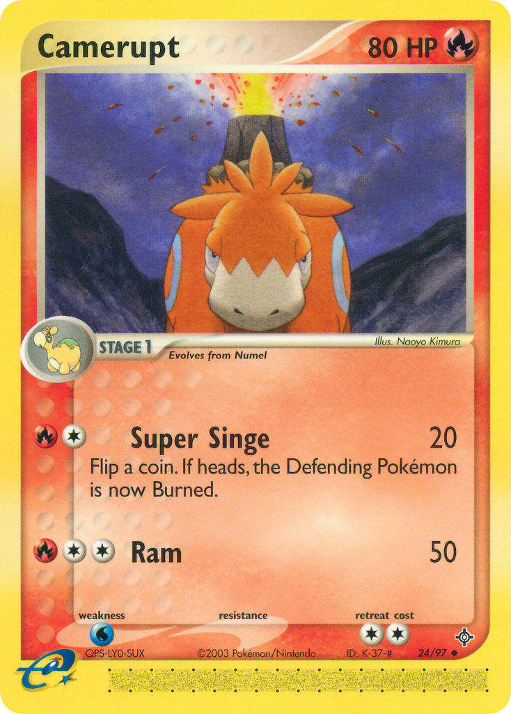 Camerupt (24/97) [EX: Battle Stadium] | Game Haven TX