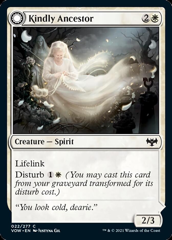 Kindly Ancestor // Ancestor's Embrace [Innistrad: Crimson Vow] | Game Haven TX