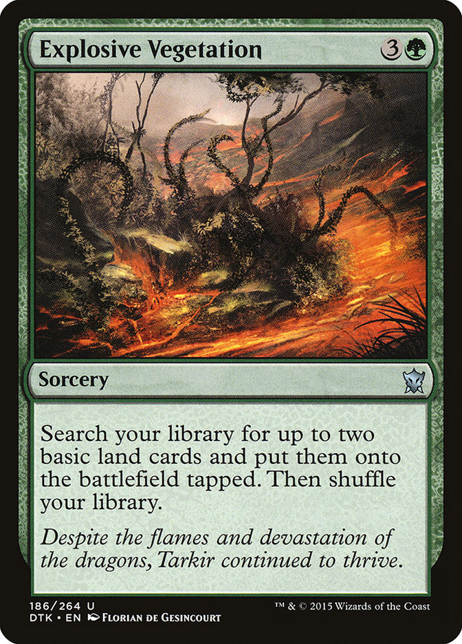 Explosive Vegetation [Dragons of Tarkir] | Game Haven TX