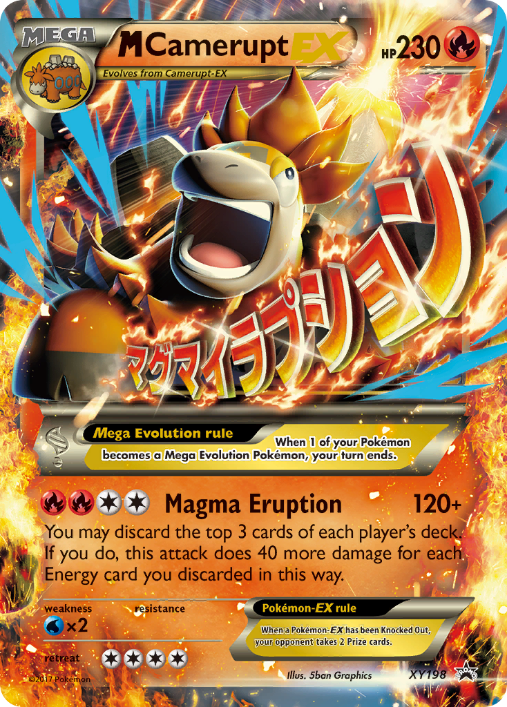 M Camerupt EX (XY198) [XY: Black Star Promos] | Game Haven TX